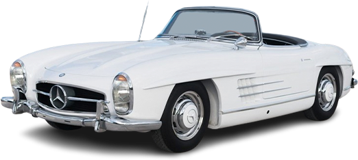 Mercedes-Benz 300 SL White - 60s